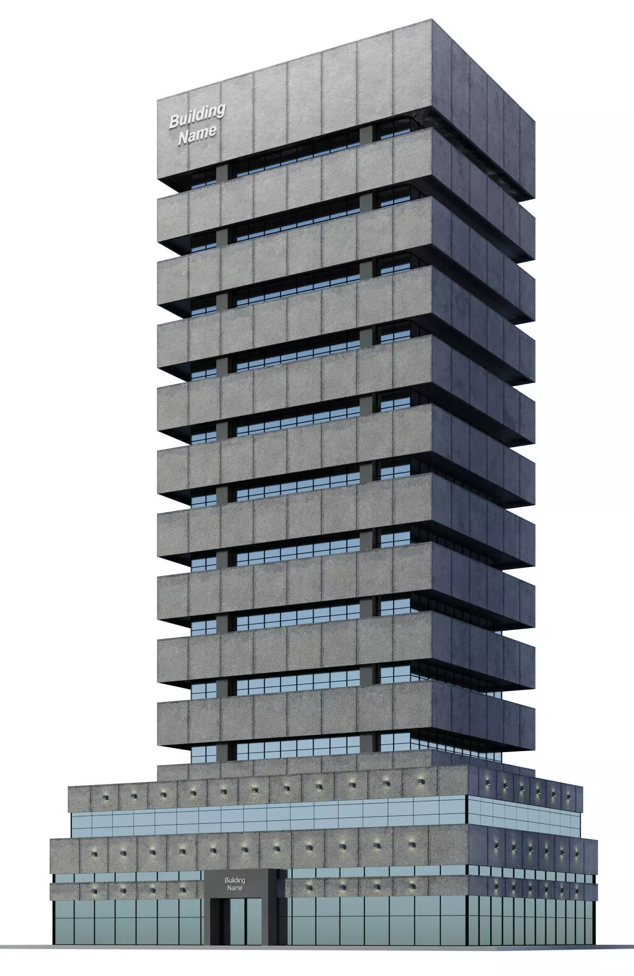 Modern Skyscraper 03 3D model_0
