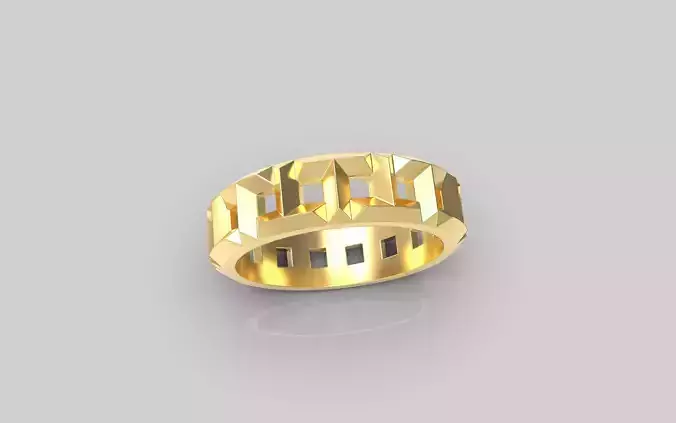 Tiffany T ring 3D print model