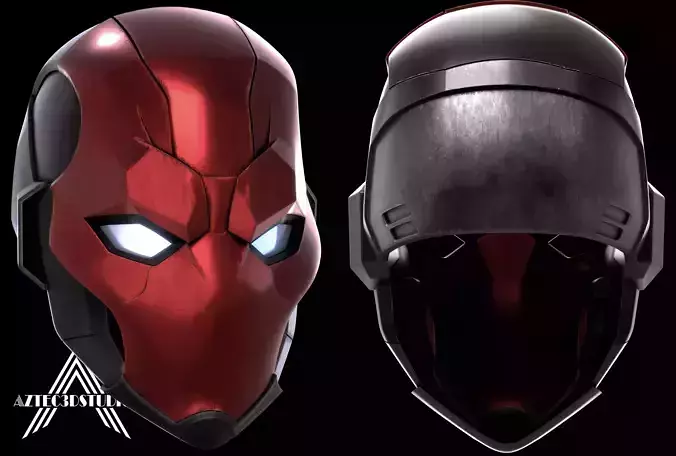 Red Hood Eternal Concept Helmet for 3D Printing 3D print model