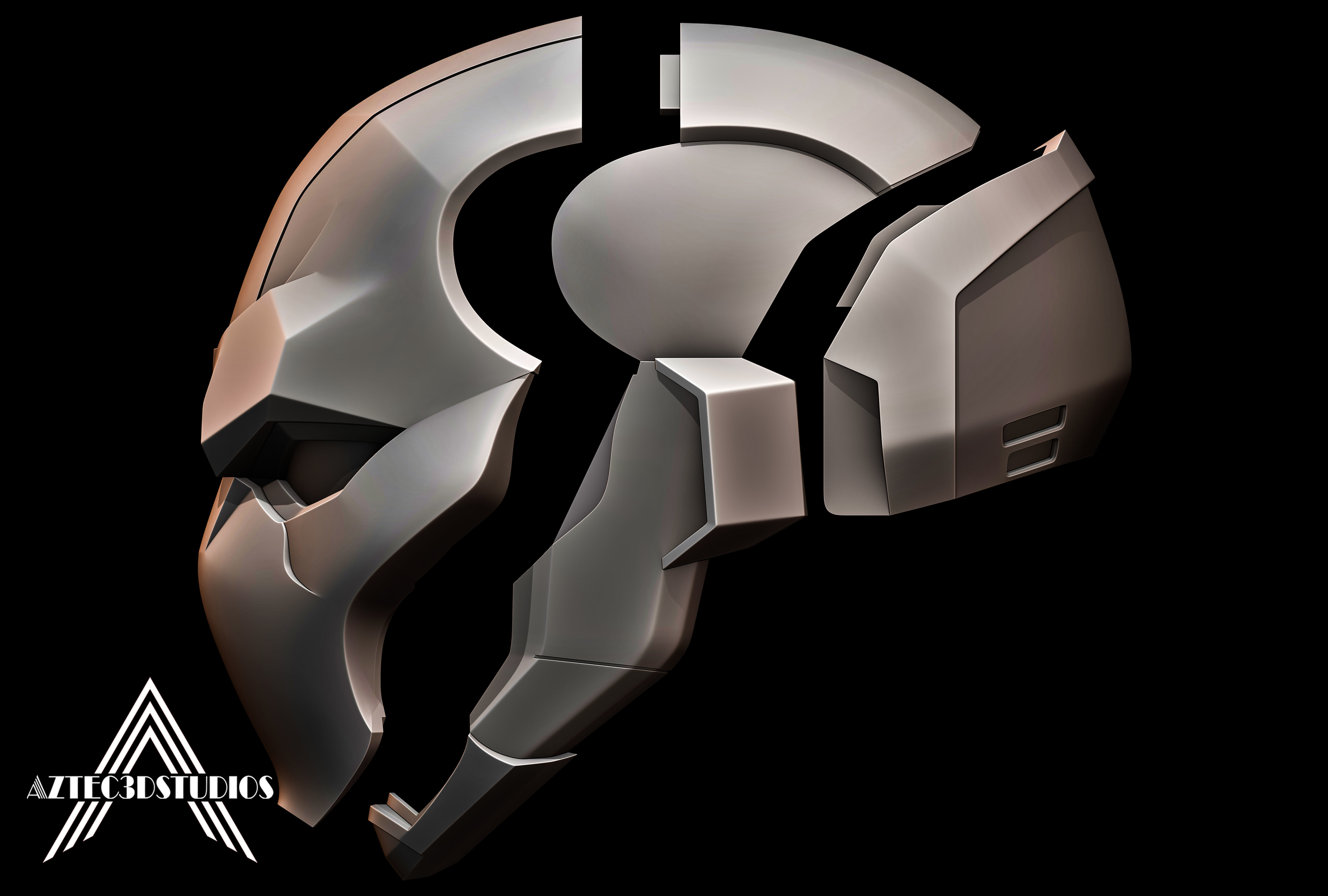 Red Hood Eternal Concept Helmet for 3D Printing 3D print model_3