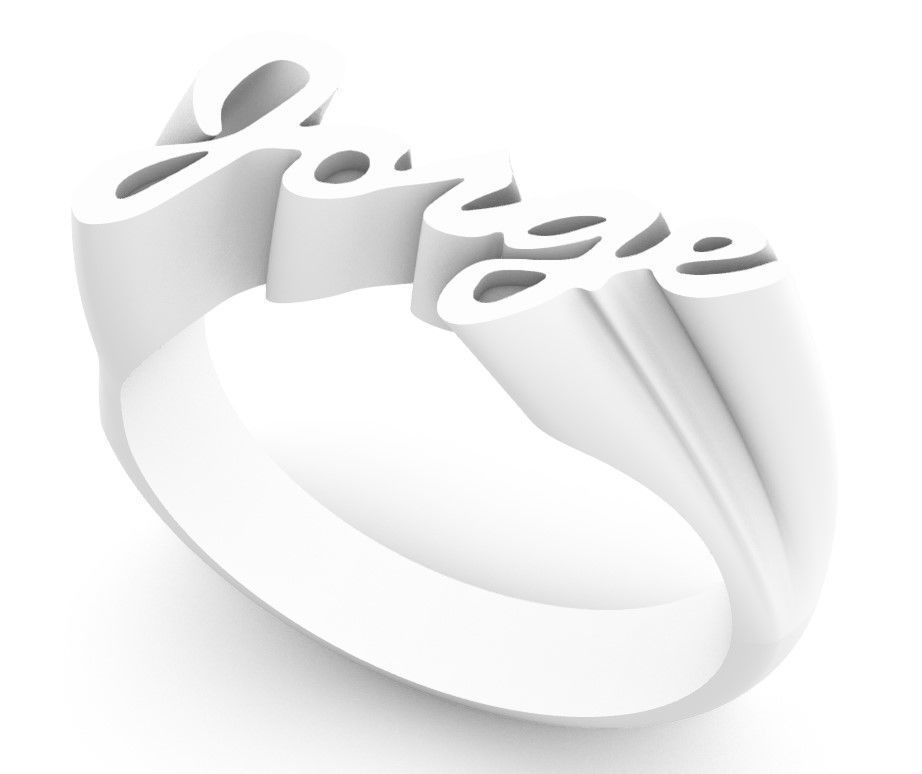Jorge ring 3D print model_2