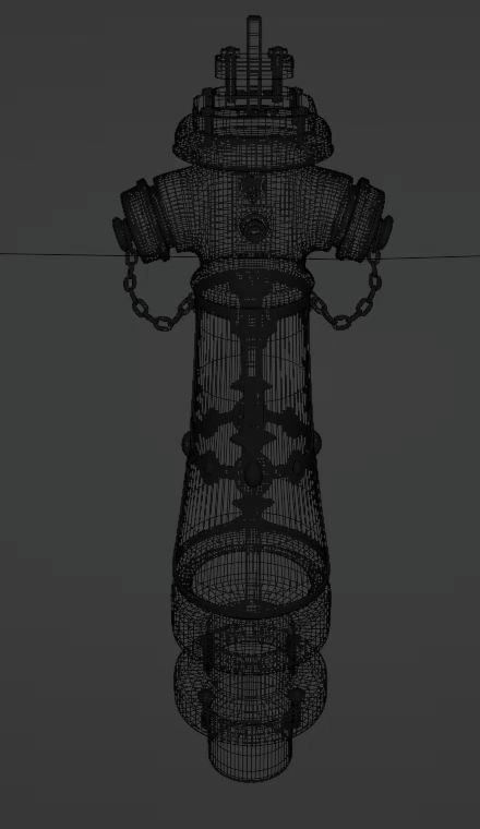 Old Hydrant 3D model_7