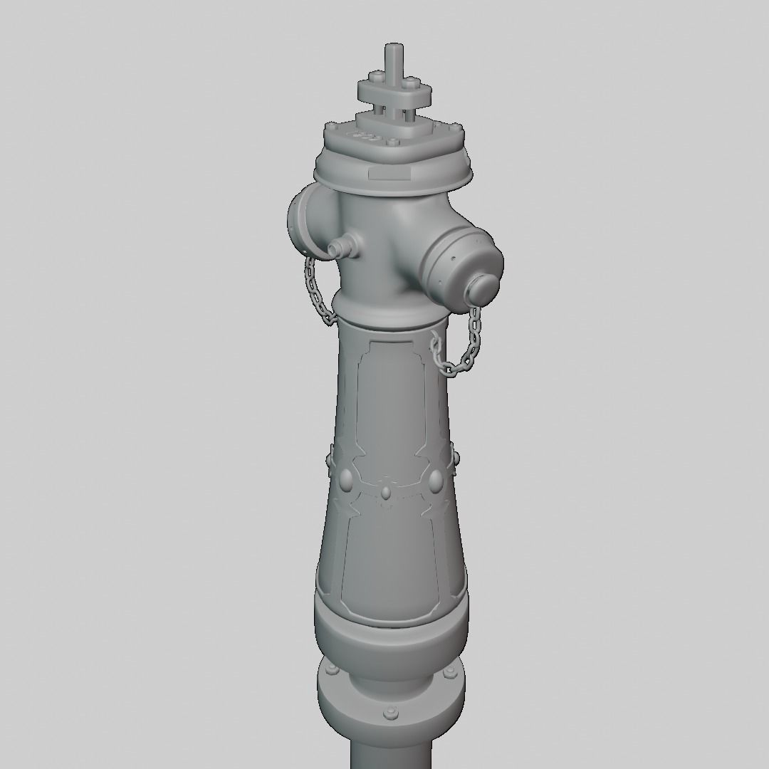 Old Hydrant 3D model_5