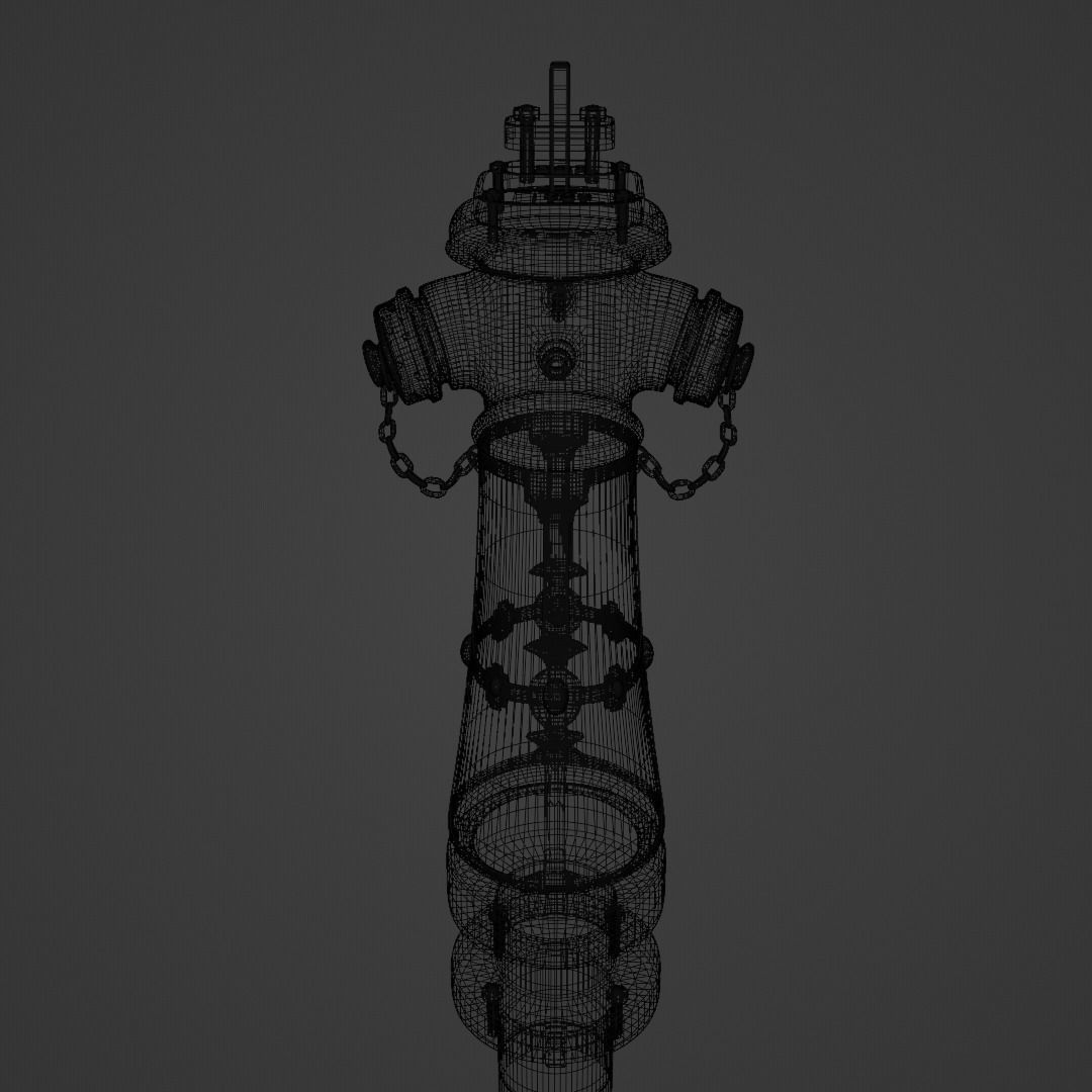 Old Hydrant 3D model_6