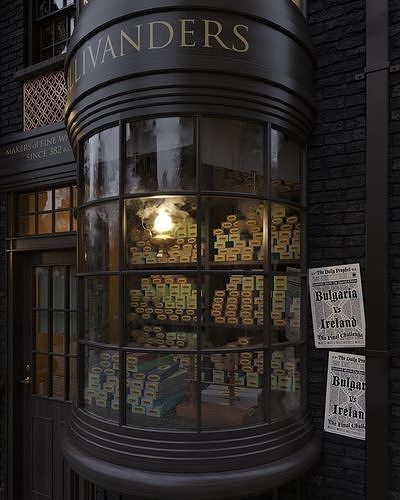 Ollivanders Wand Shop from Harry Potter 3D model 6