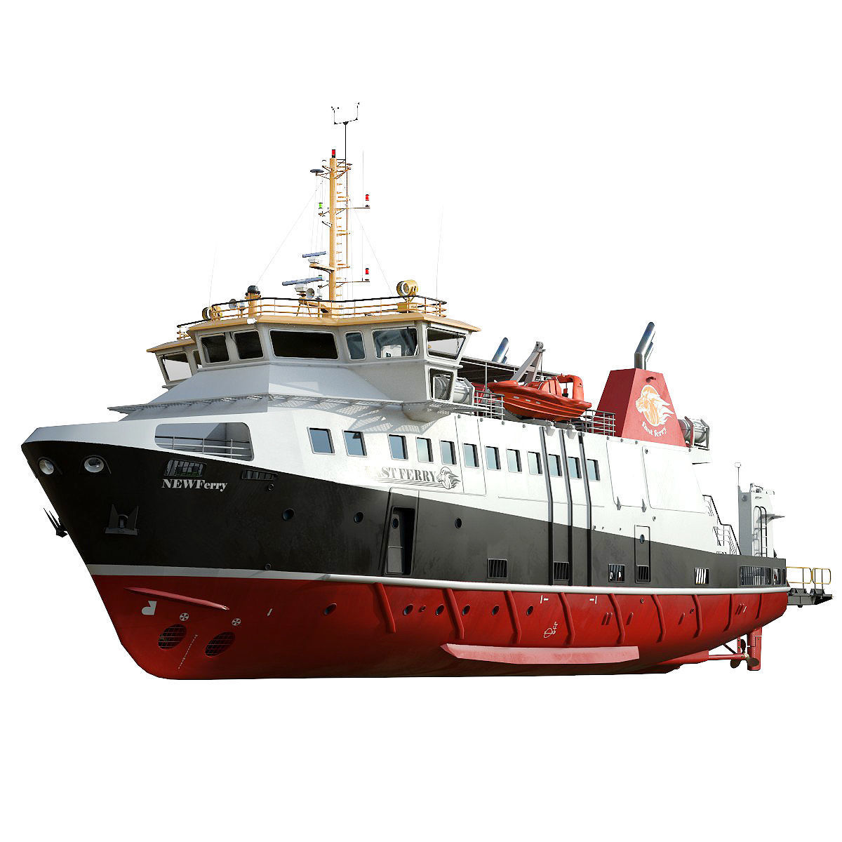 Ro-Pax Ferry RWB 3D model_12