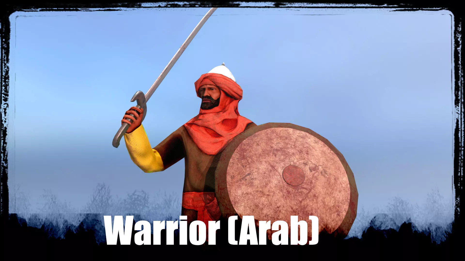 Warrior-Arab-Optimize Low-poly 3D model_0