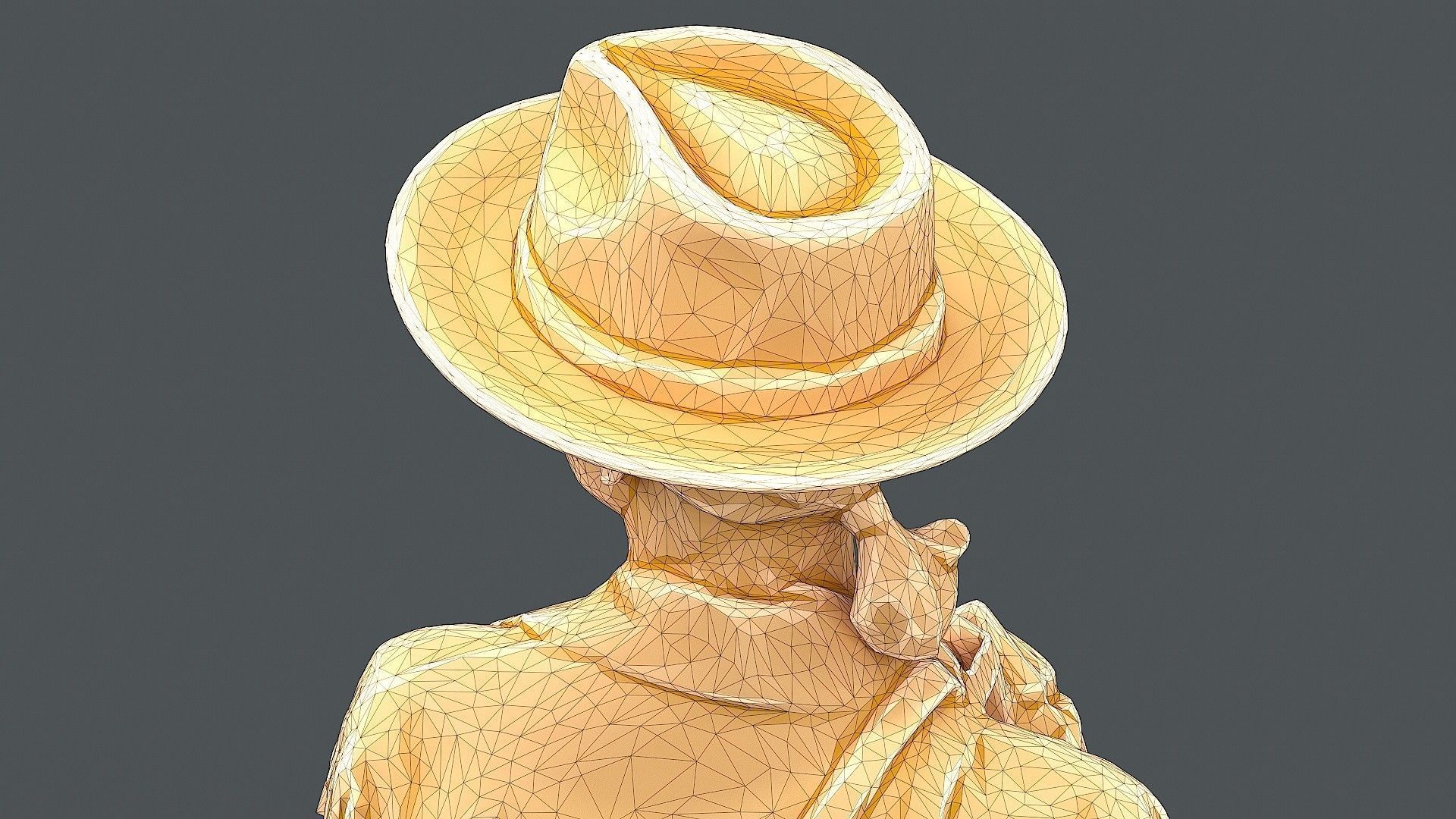 Fringe Charm Urban Cowboy Style Girl 3D model_11