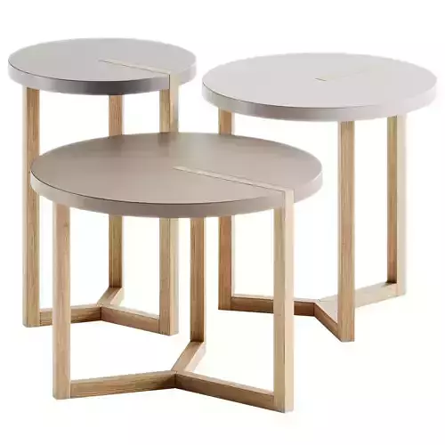 Duvivier Canapes TRIOLET Round Coffee table