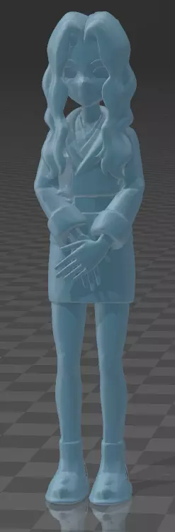 Sanqua pokemon trainer  3D print model_0