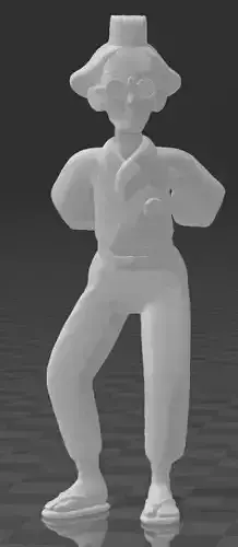 Tao Hua pokemon trainer 3D print model