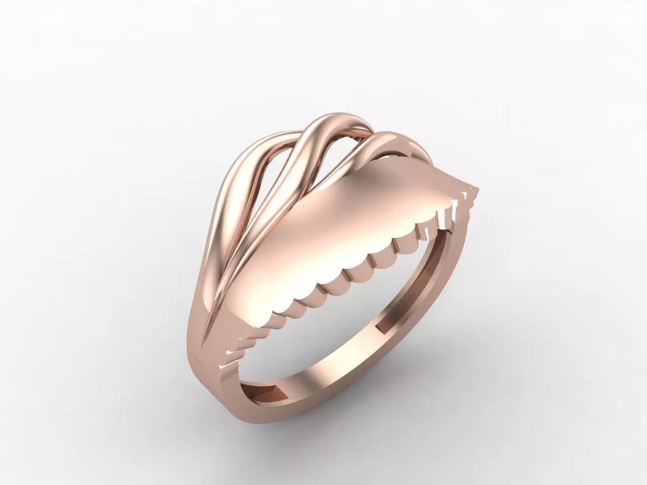 Plain Ring Women Ready STL 3DM Models Womens Rings 3D models 3D print model