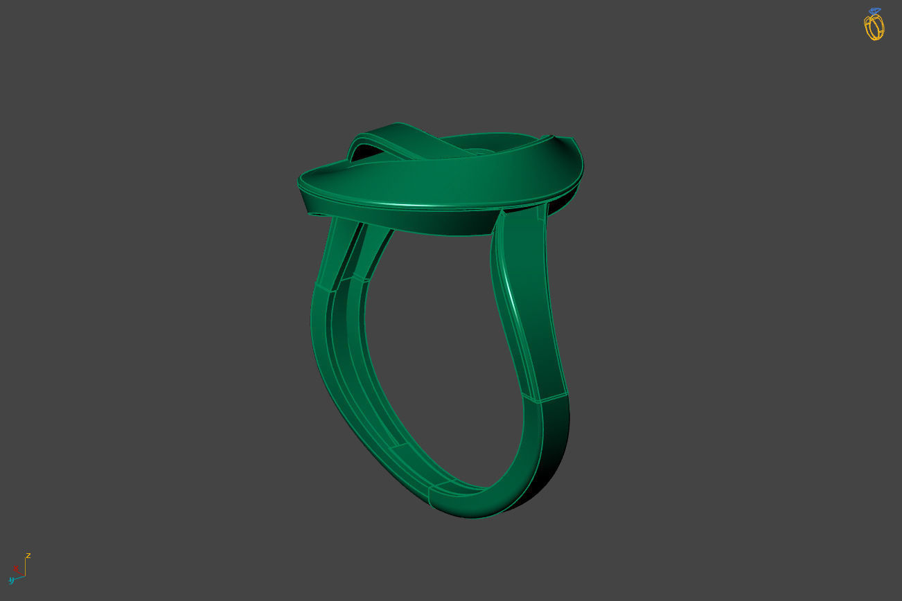 Plain Ring Women Ready STL 3DM Models Womens Rings 3D models 3D print model_2