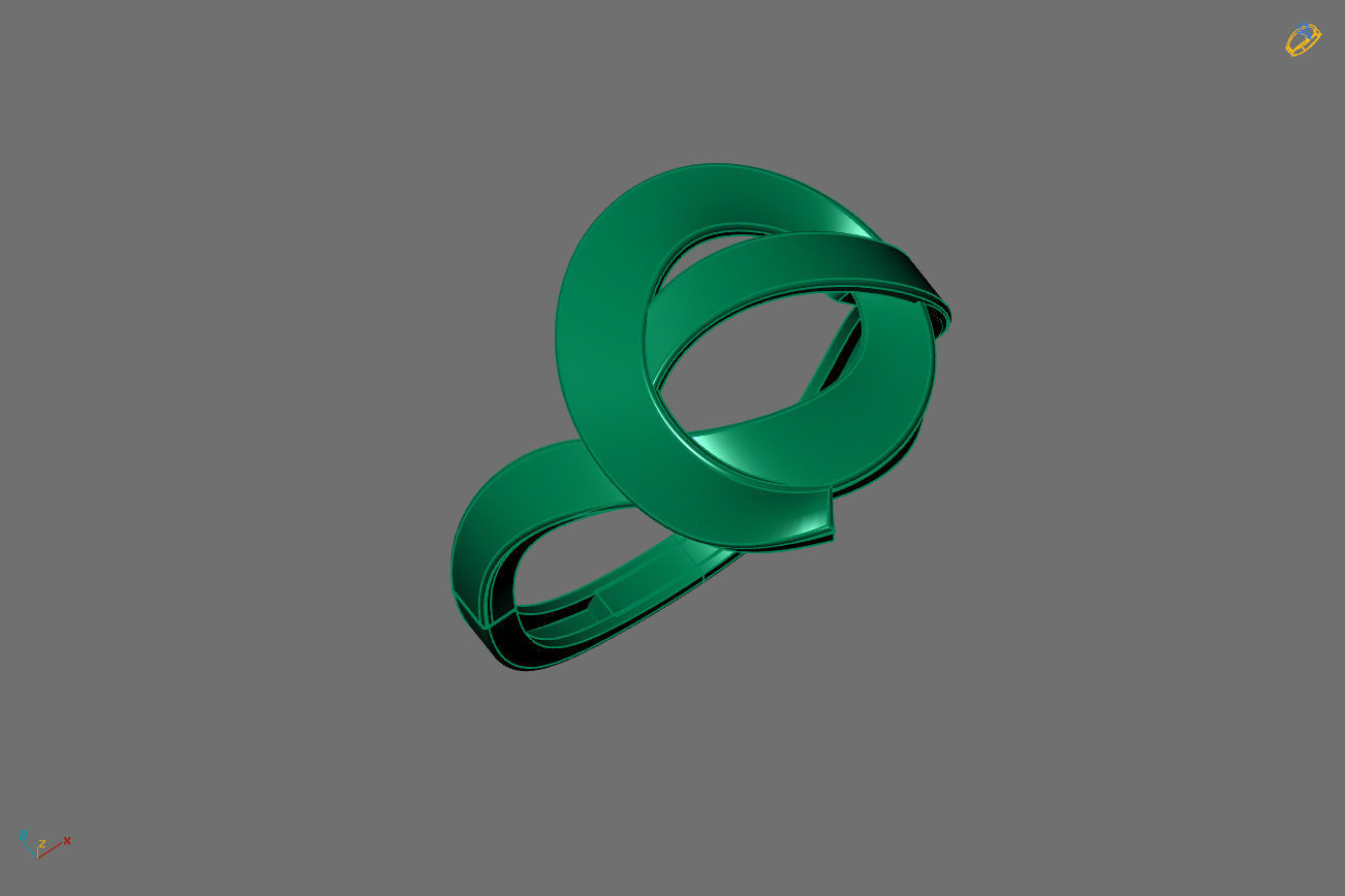 Plain Ring Women Ready STL 3DM Models Womens Rings 3D models 3D print model_3