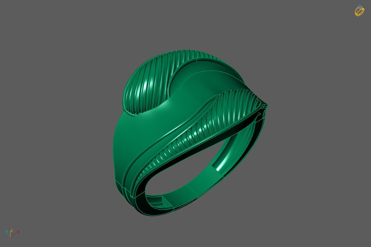 Plain Ring Women Ready STL 3DM Models Womens Rings 3D models 3D print model_1