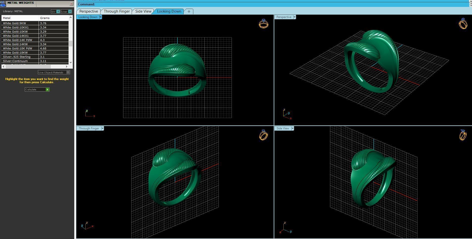 Plain Ring Women Ready STL 3DM Models Womens Rings 3D models 3D print model_5