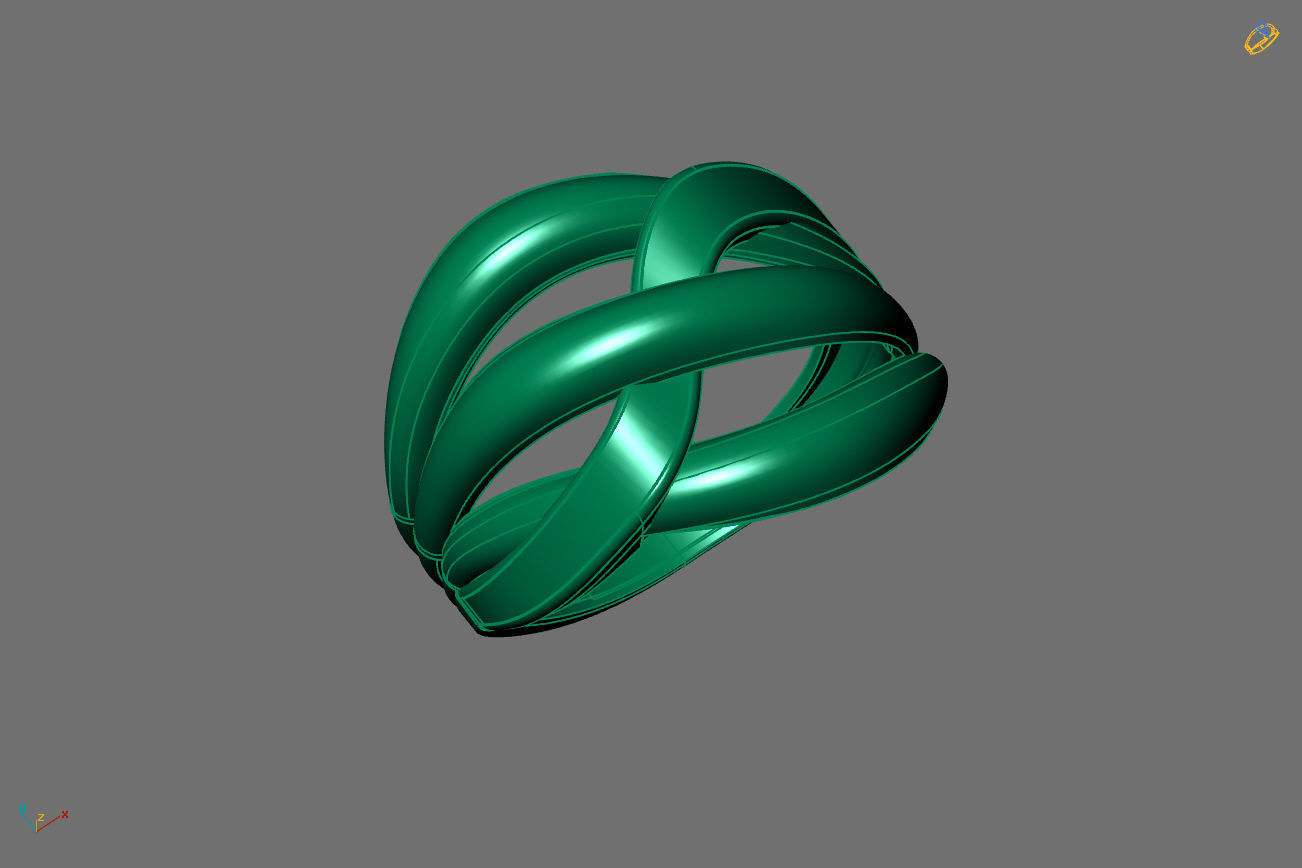 Plain Ring Women Ready STL 3DM Models Womens Rings 3D models 3D print model_3