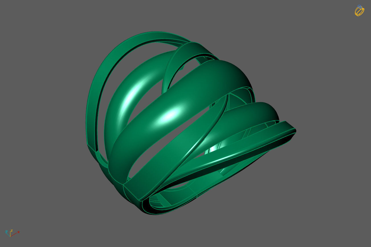 Plain Ring Women Ready STL 3DM Models Womens Rings 3D models 3D print model_1