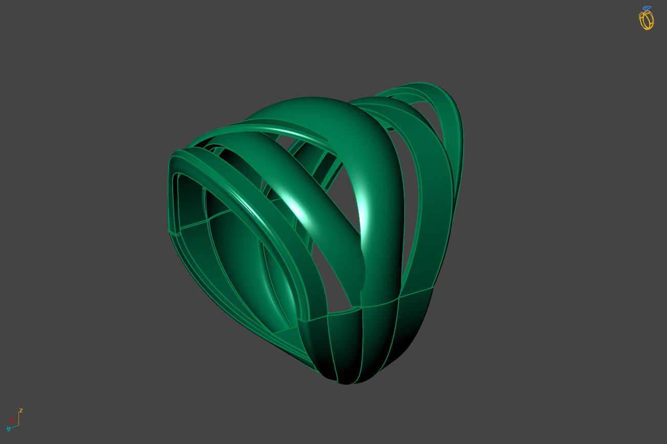 Plain Ring Women Ready STL 3DM Models Womens Rings 3D models 3D print model_2