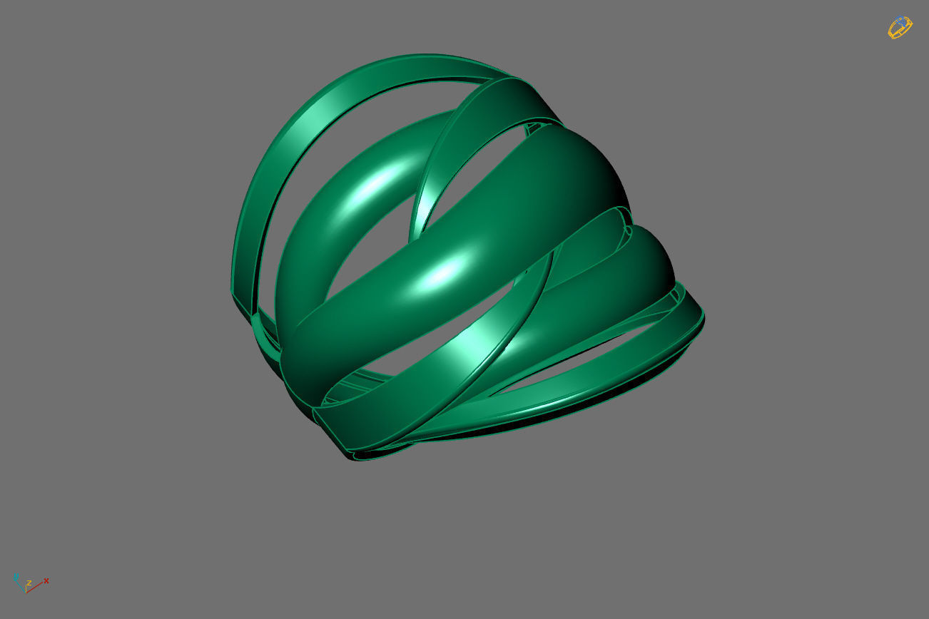 Plain Ring Women Ready STL 3DM Models Womens Rings 3D models 3D print model_3