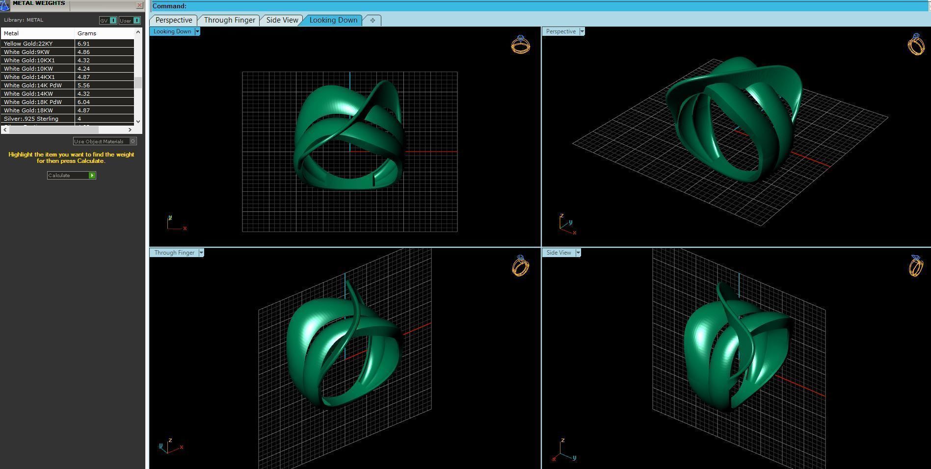 Plain Ring Women Ready STL 3DM Models Womens Rings 3D models 3D print model_5