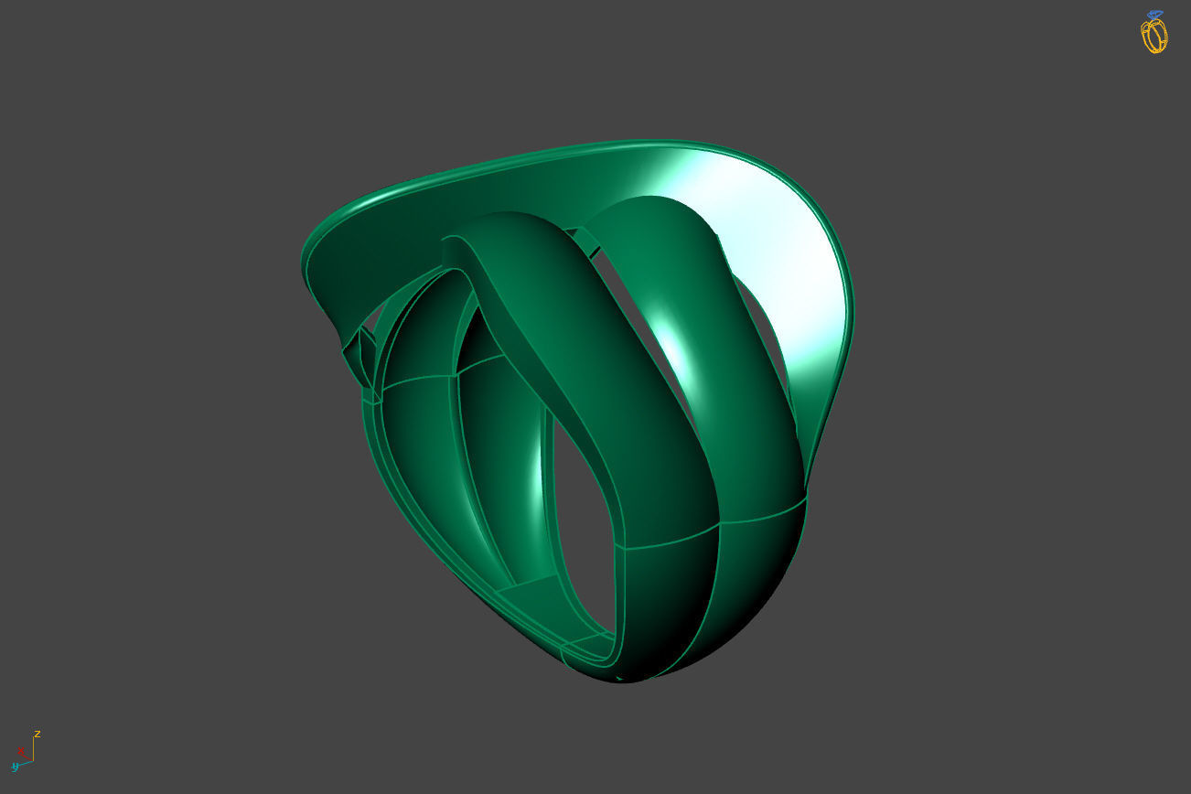 Plain Ring Women Ready STL 3DM Models Womens Rings 3D models 3D print model_2