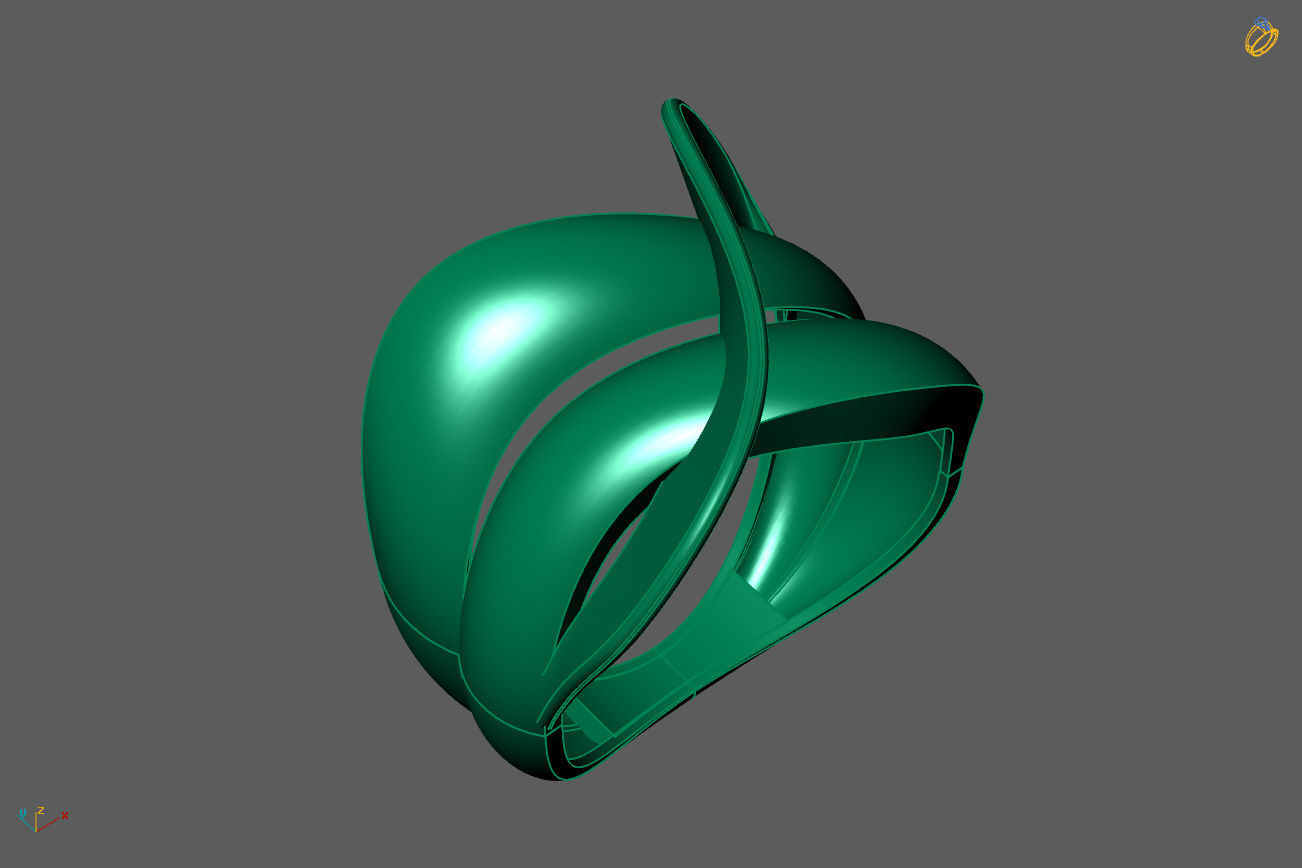 Plain Ring Women Ready STL 3DM Models Womens Rings 3D models 3D print model_1