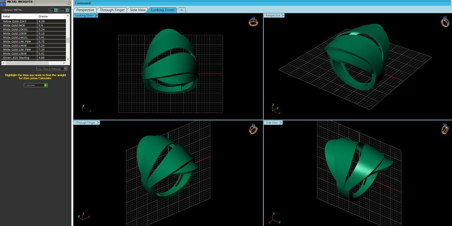 Plain Ring Women Ready STL 3DM Models Womens Rings 3D models 3D print model_5