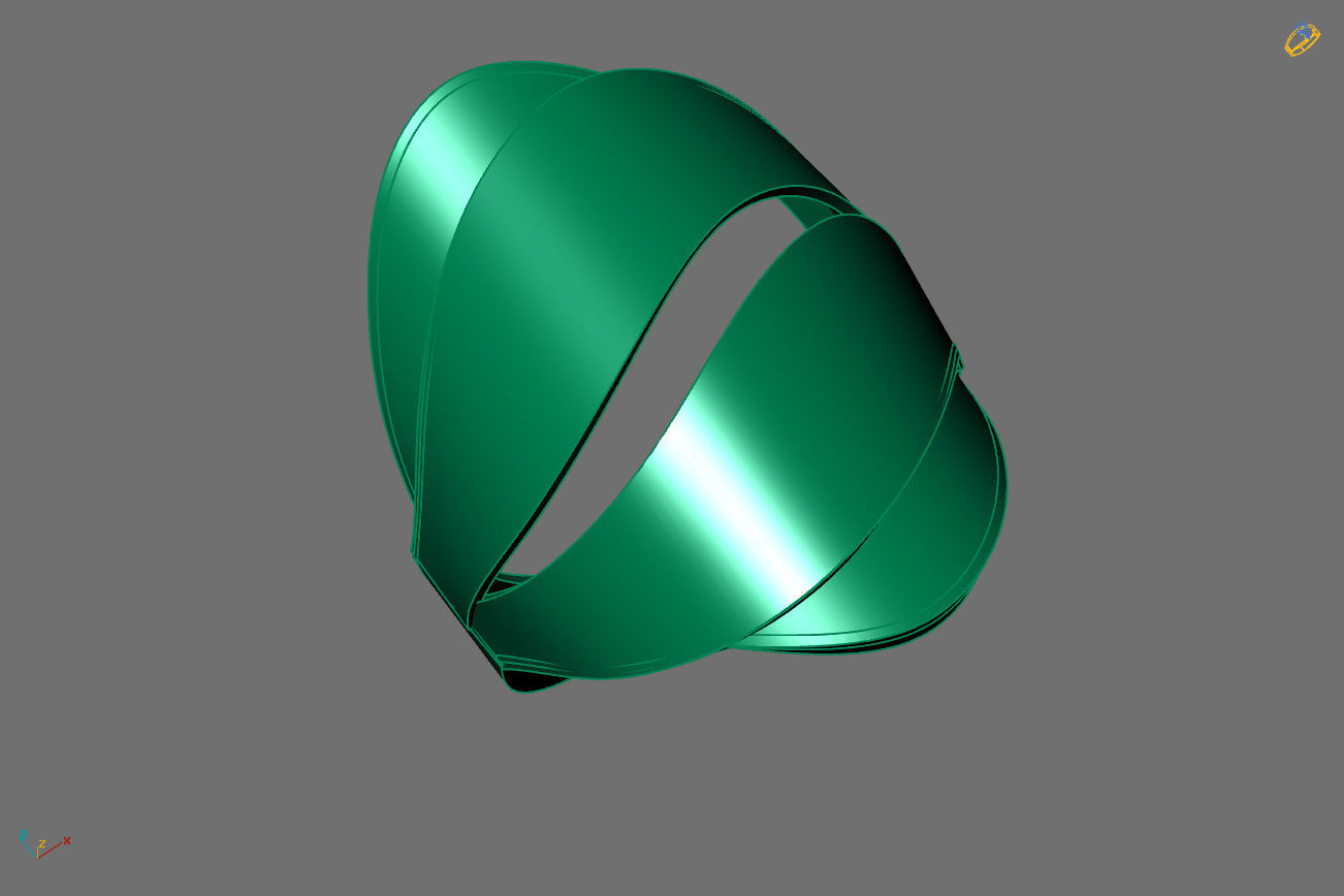 Plain Ring Women Ready STL 3DM Models Womens Rings 3D models 3D print model_3