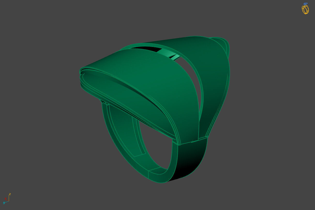 Plain Ring Women Ready STL 3DM Models Womens Rings 3D models 3D print model_2
