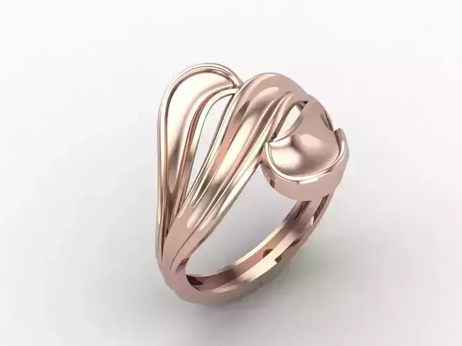 Plain Ring Women Ready STL 3DM Models Womens Rings 3D models