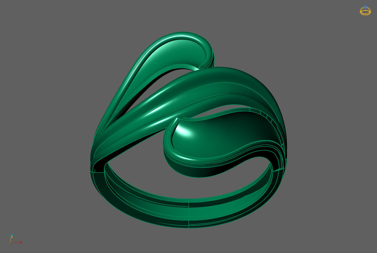 Plain Ring Women Ready STL 3DM Models Womens Rings 3D models 3D print model_4