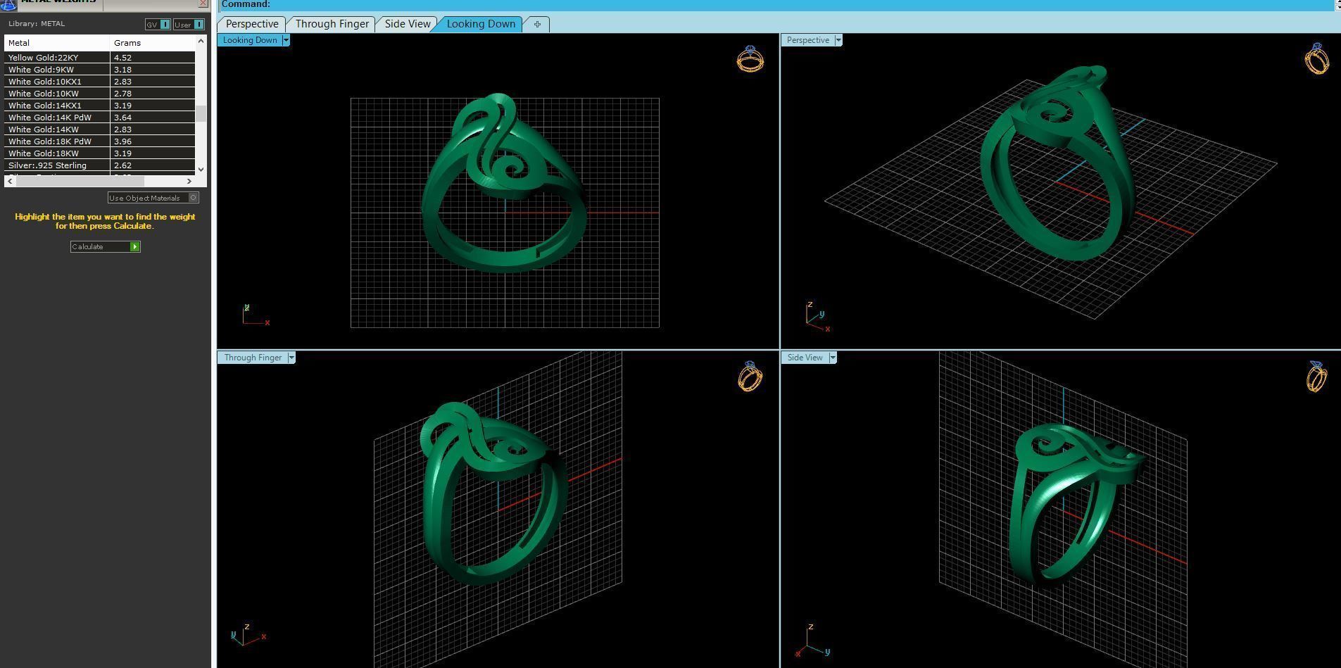Plain Ring Women Ready STL 3DM Models Womens Rings 3D models 3D print model_5