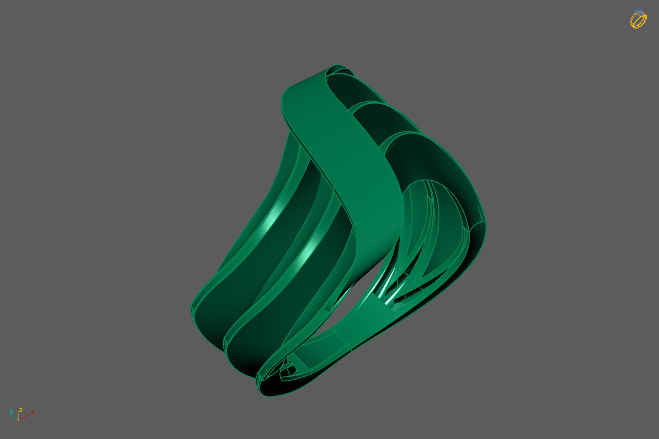 Plain Ring Women Ready STL 3DM Models Womens Rings 3D models 3D print model_1
