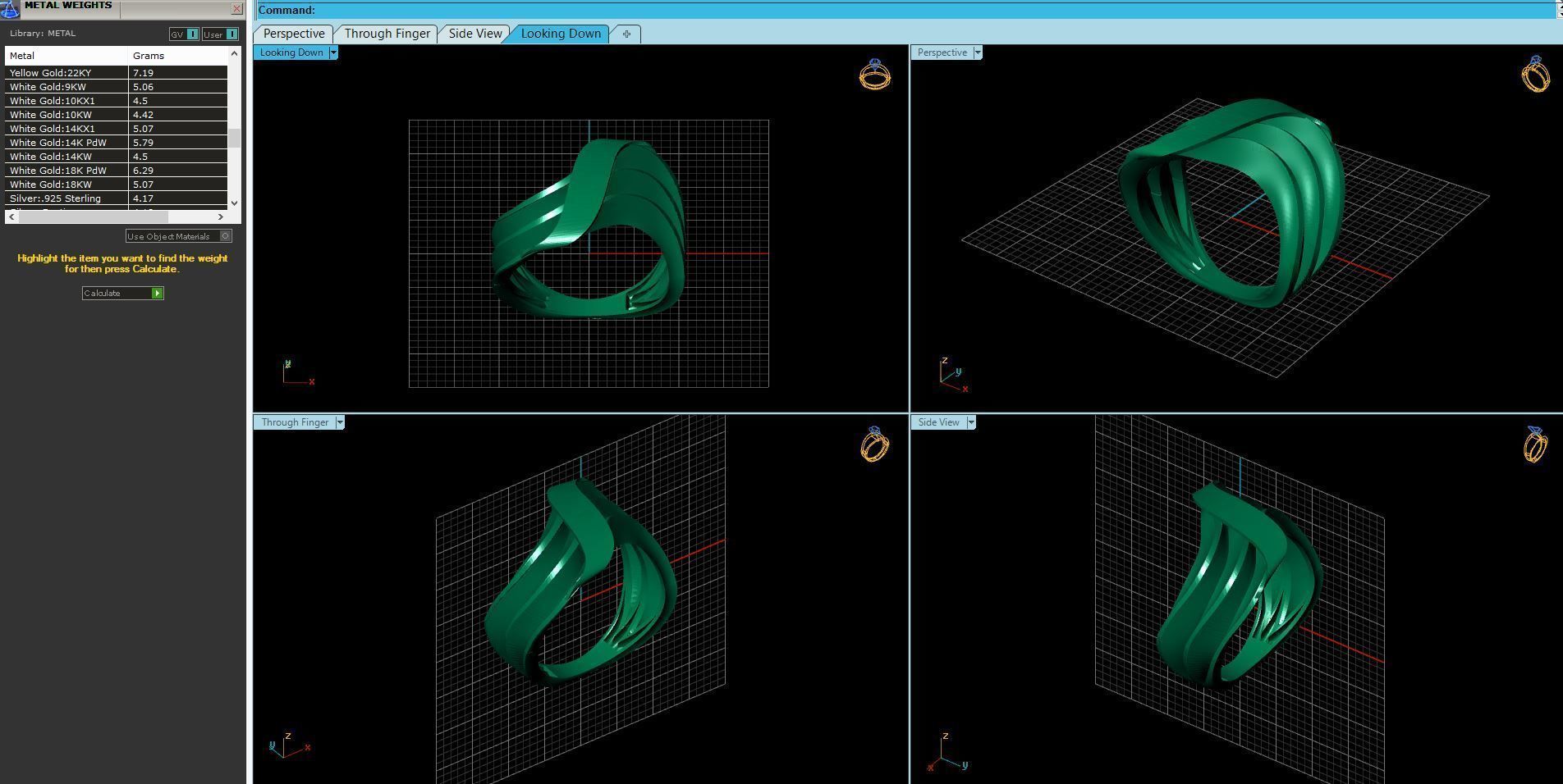 Plain Ring Women Ready STL 3DM Models Womens Rings 3D models 3D print model_5