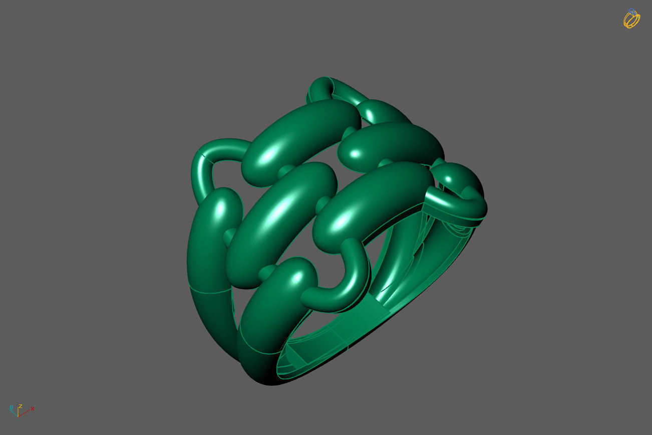 Plain Ring Women Ready STL 3DM Models Womens Rings 3D models 3D print model_1