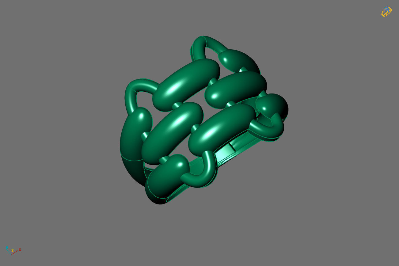 Plain Ring Women Ready STL 3DM Models Womens Rings 3D models 3D print model_3