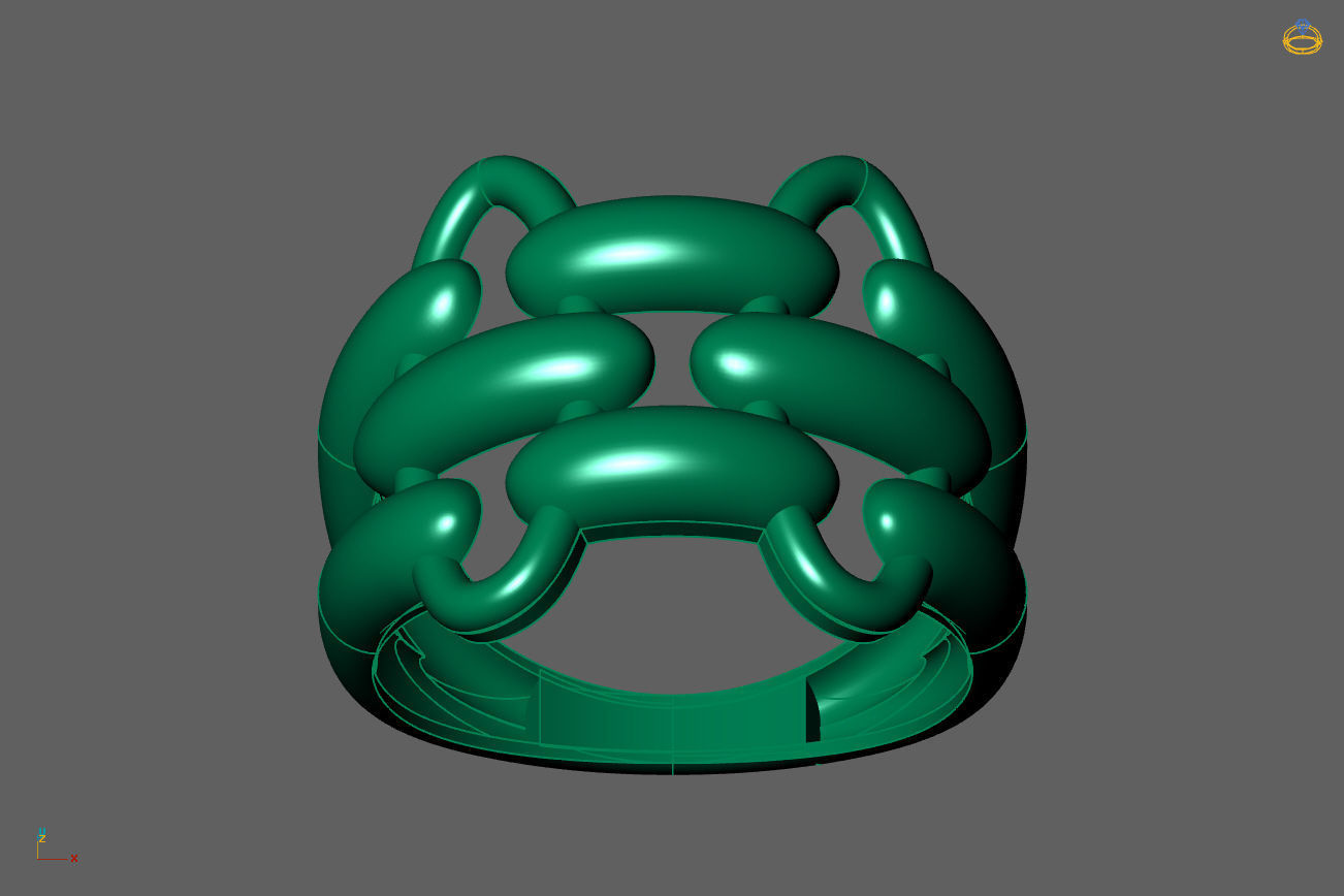 Plain Ring Women Ready STL 3DM Models Womens Rings 3D models 3D print model_4