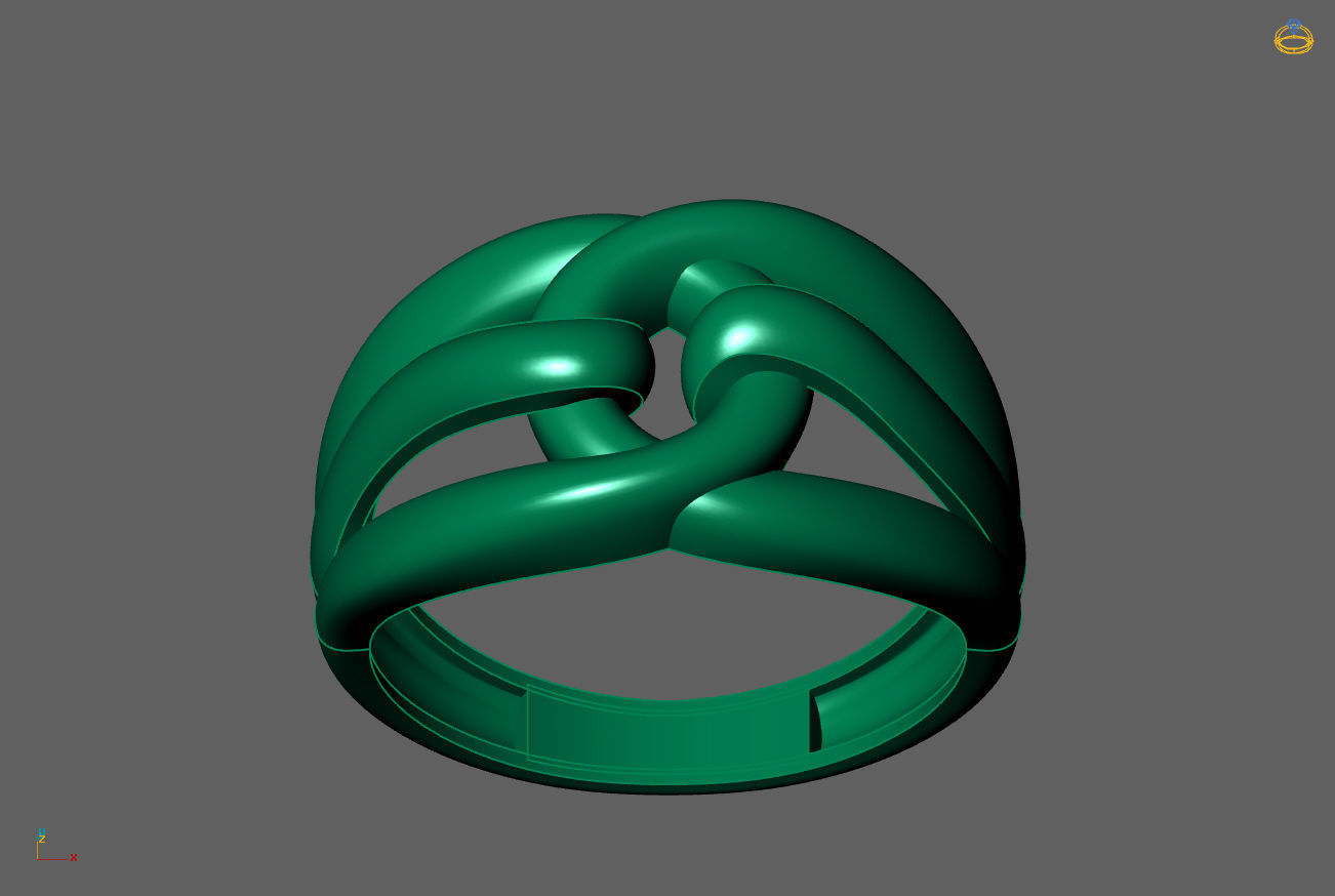 Plain Ring Women Ready STL 3DM Models Womens Rings 3D models 3D print model_4