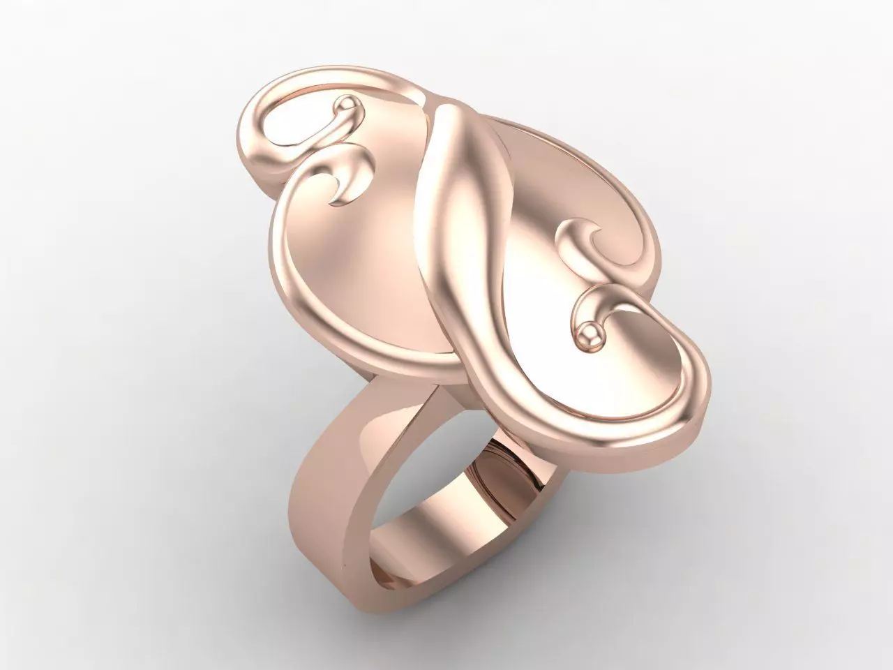 Plain Ring Women Ready STL 3DM Models Womens Rings 3D models 3D print model_0