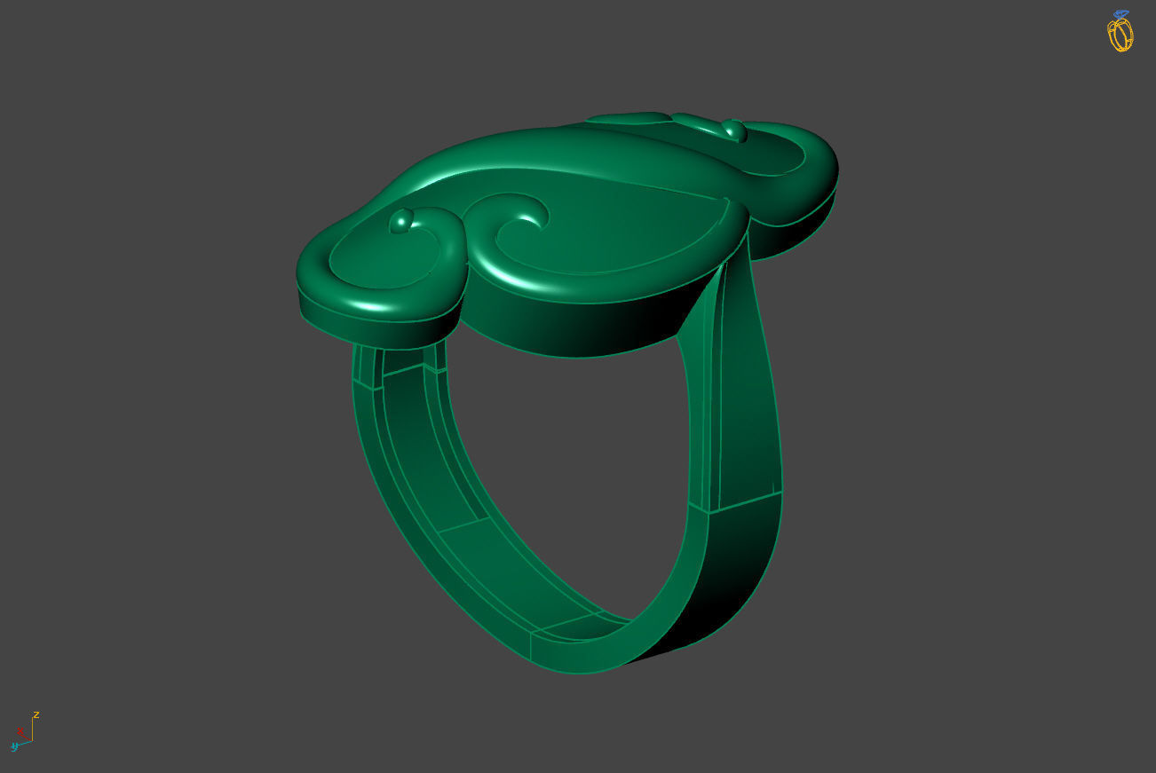 Plain Ring Women Ready STL 3DM Models Womens Rings 3D models 3D print model_2
