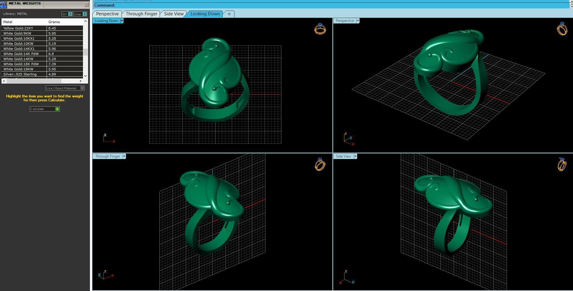 Plain Ring Women Ready STL 3DM Models Womens Rings 3D models 3D print model_5