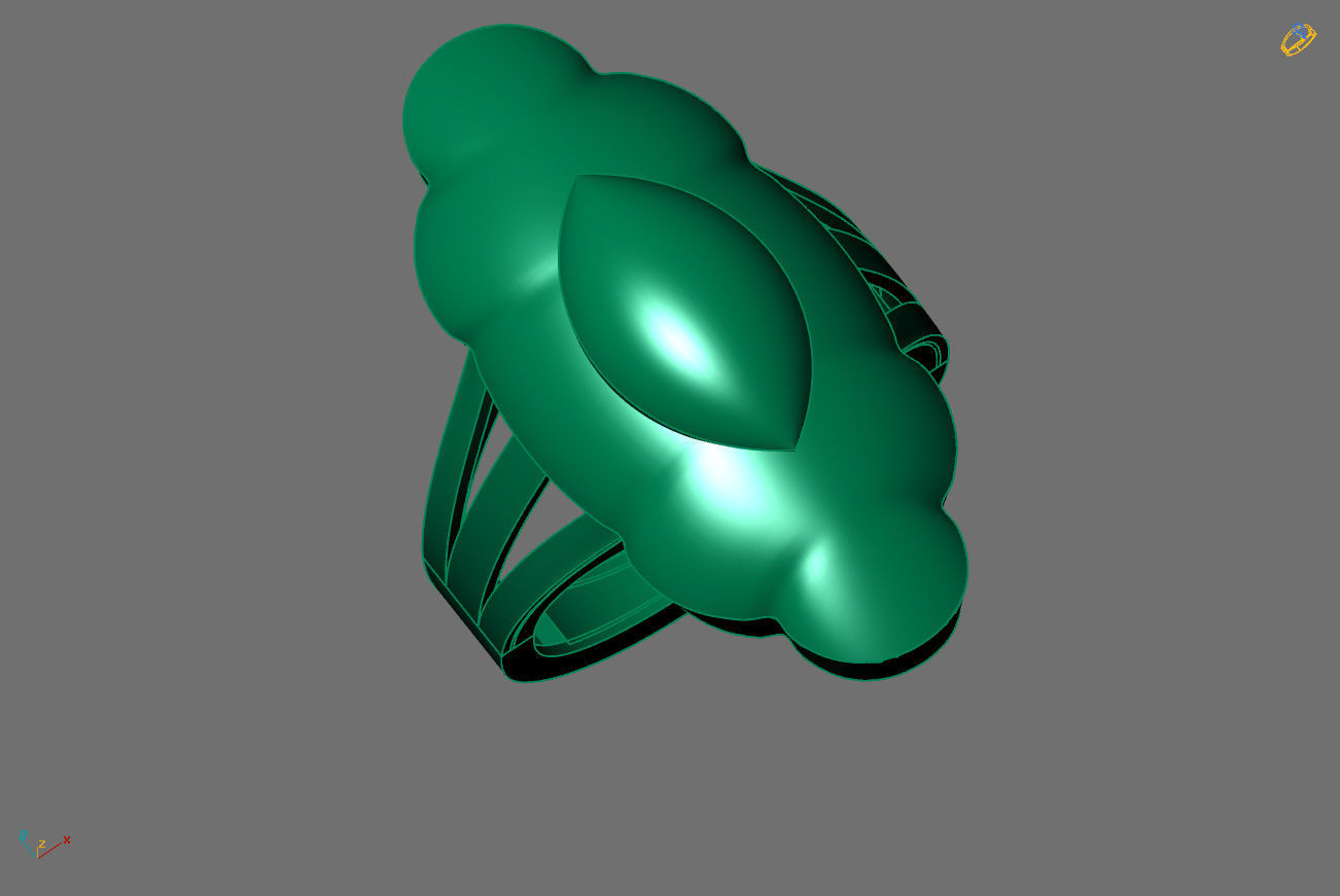 Plain Ring Women Ready STL 3DM Models Womens Rings 3D models 3D print model_3