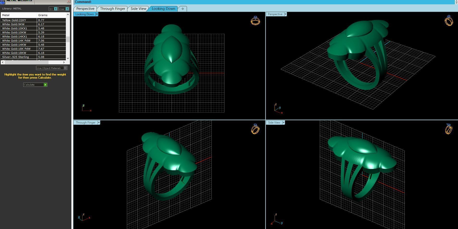 Plain Ring Women Ready STL 3DM Models Womens Rings 3D models 3D print model_5