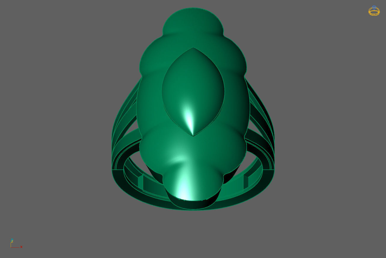 Plain Ring Women Ready STL 3DM Models Womens Rings 3D models 3D print model_4