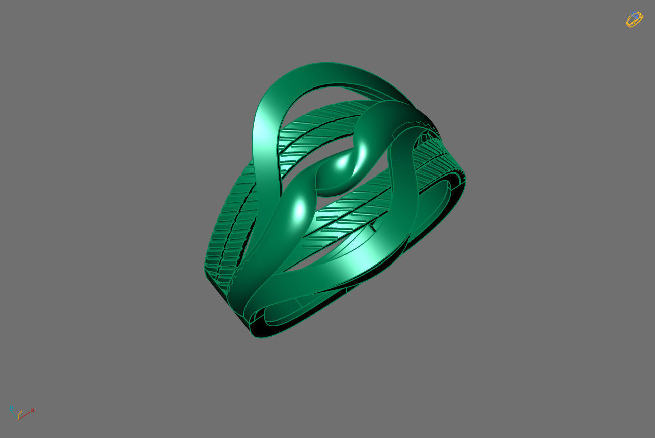 Plain Ring Women Ready STL 3DM Models Womens Rings 3D models 3D print model_3