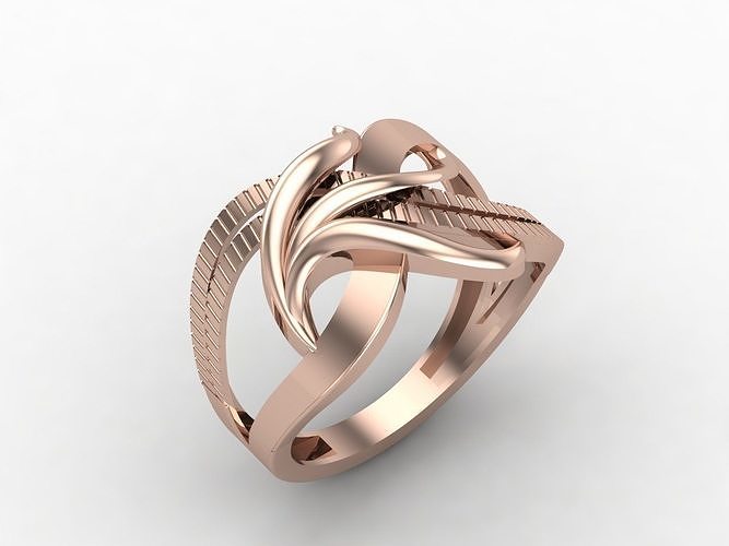 Plain Ring Women Ready STL 3DM Models Womens Rings 3D models 3D print model
