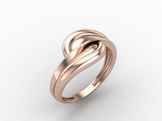 Plain Ring Women Ready STL 3DM Models Womens Rings 3D models 3D print model