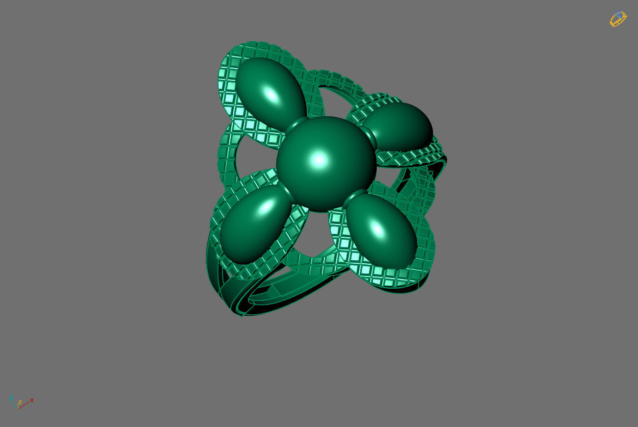 Plain Ring Women Ready STL 3DM Models Womens Rings 3D models 3D print model_3