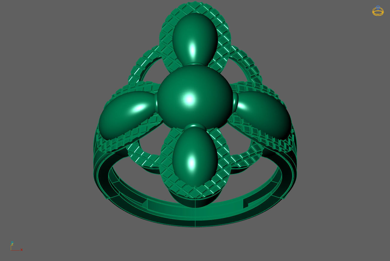 Plain Ring Women Ready STL 3DM Models Womens Rings 3D models 3D print model_4